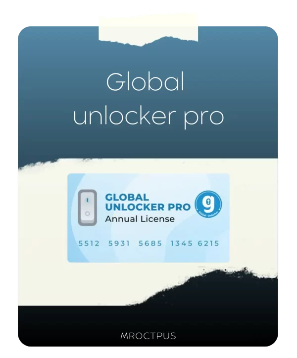 کردیت Global Unlocker Pro