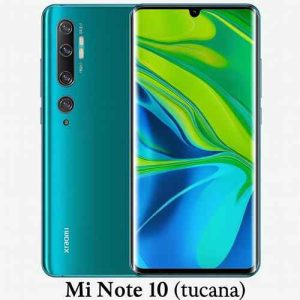 فایل (ENG Firmware (Fastboot Flashing شیائومی Mi Note 10 (tucana)