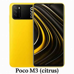 فایل (ENG Firmware (Fastboot Flashing شیائومی Poco M3 (citrus)