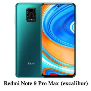 فایل (ENG Firmware (Fastboot Flashing شیائومی Redmi Note 9 Pro Max (excalibur)