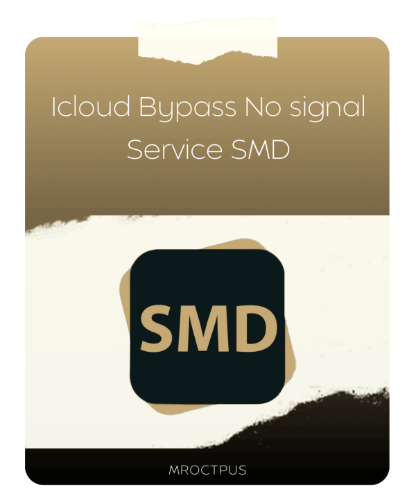 icloud bypass no signal service SMD