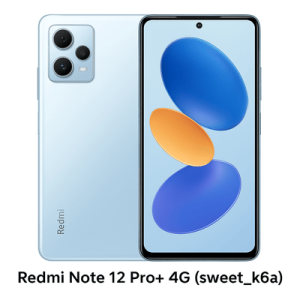 فایل فلش رسمی گوشی شیائومی Redmi Note 12 Pro+ 4G (sweet_k6a)