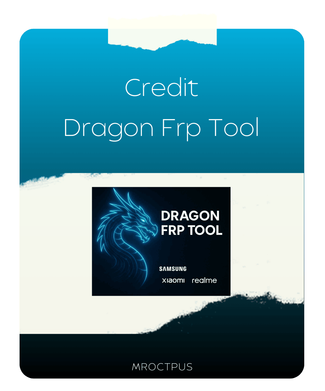 کردیت ابزار Dragon Frp Tool