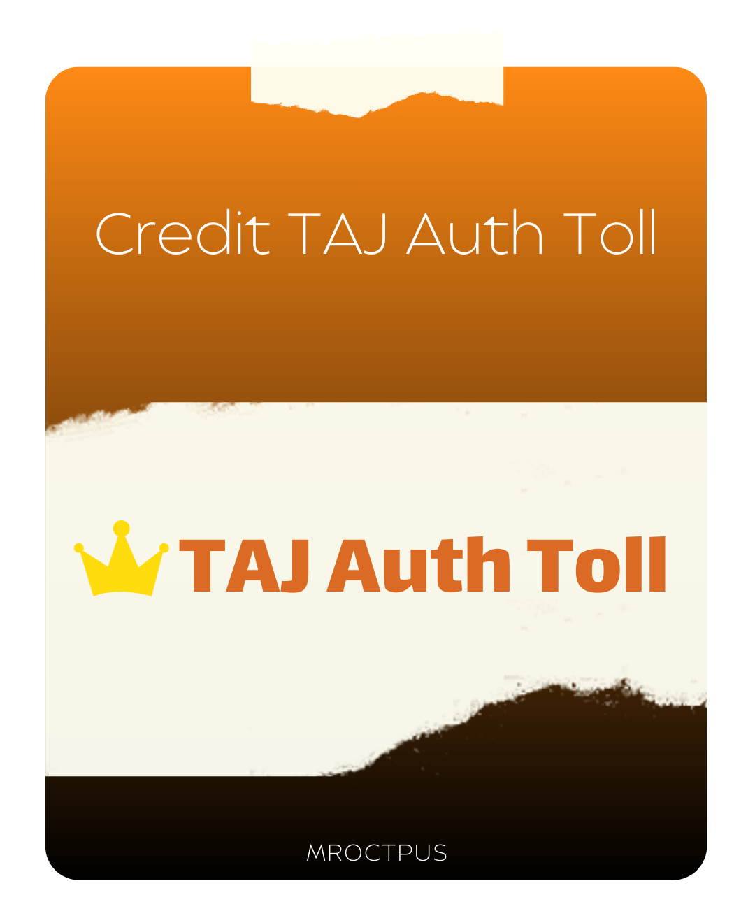 کردیت ابزار TAJ Auth Toll