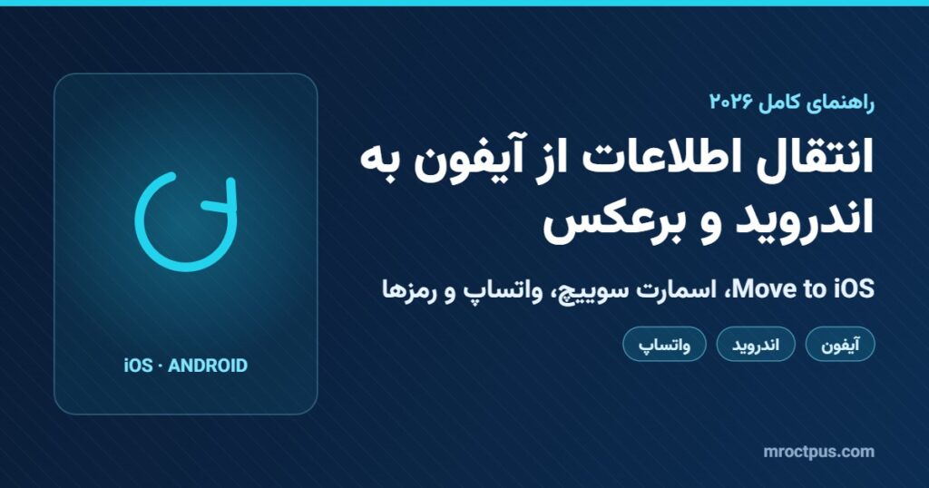 کاور مقالهٔ انتقال اطلاعات از آیفون به اندروید و برعکس